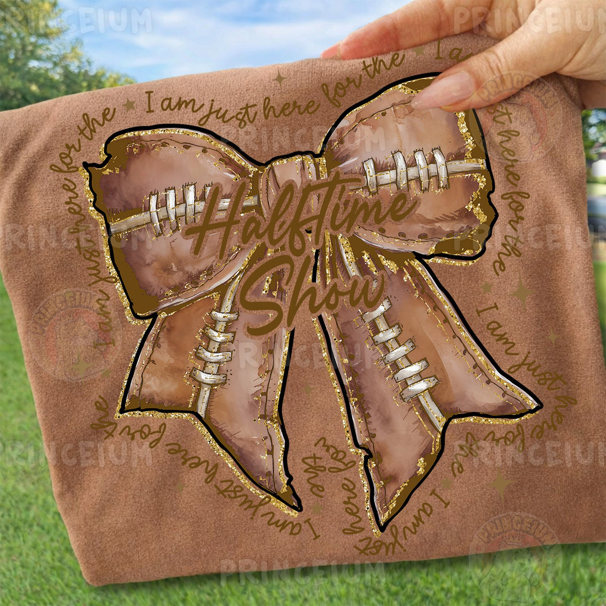 Halftime Show Football Bow