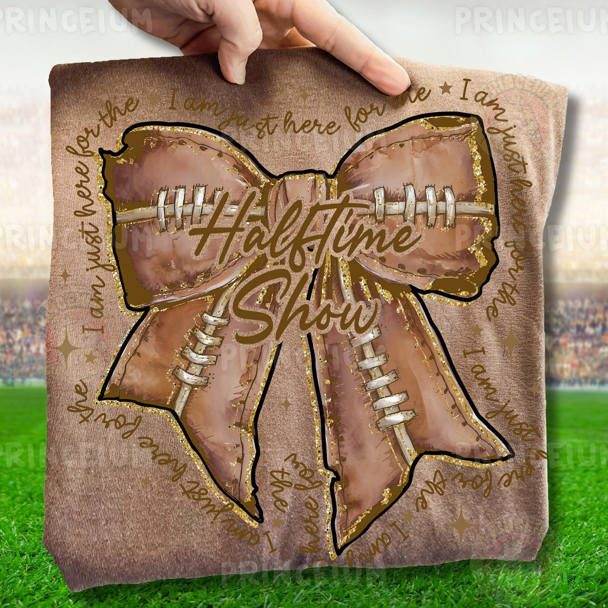 Halftime Show Football Bow