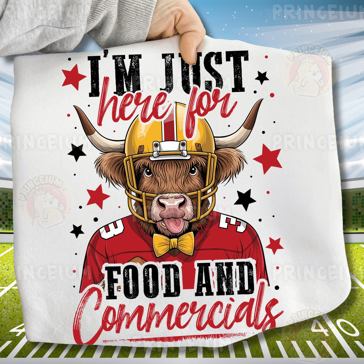 Highland Cow Food and Commercials