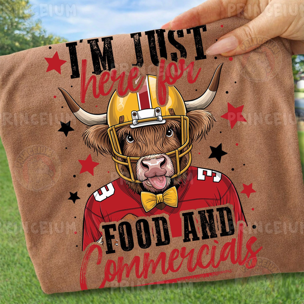 Highland Cow Food and Commercials