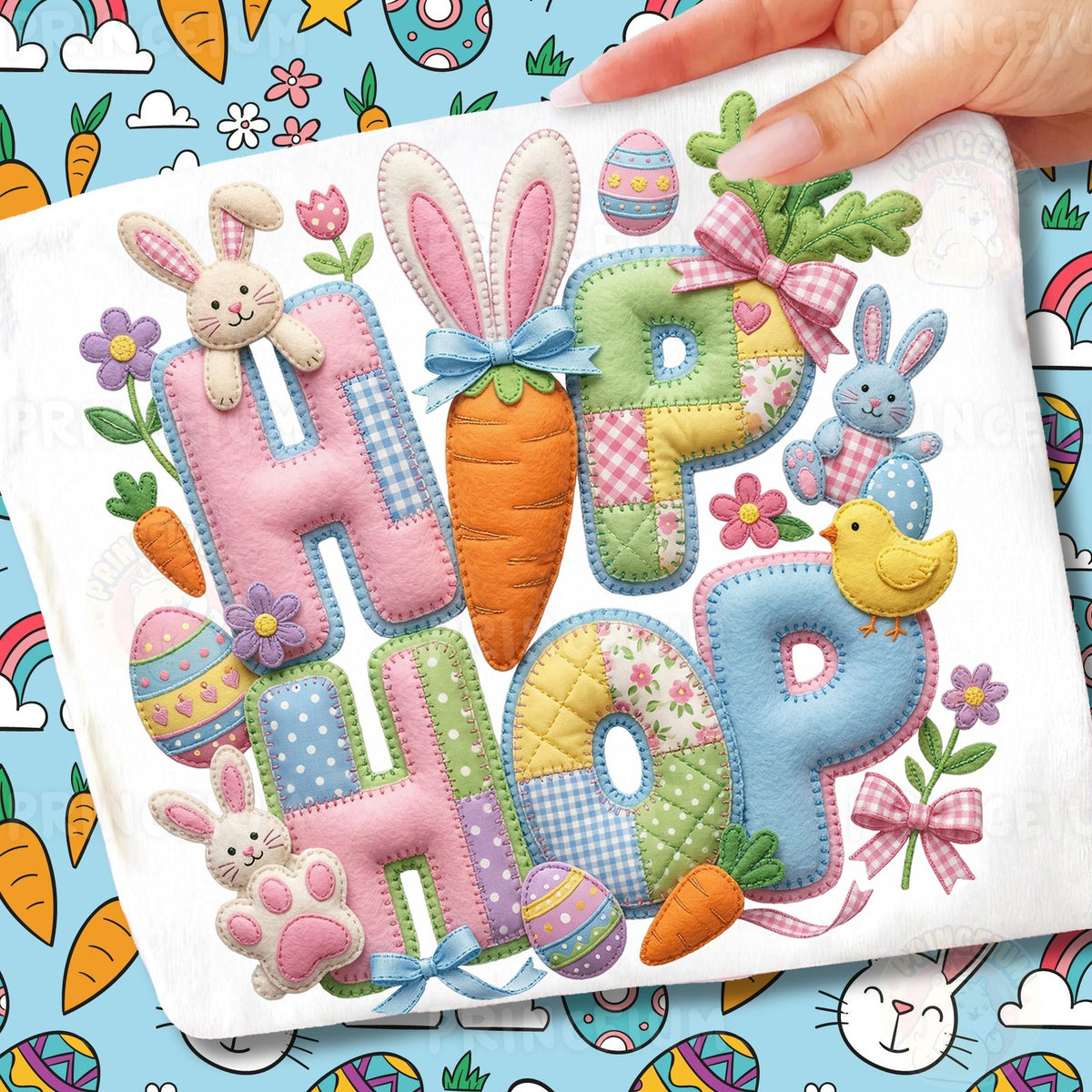 Patchwork Hop Hop Easter