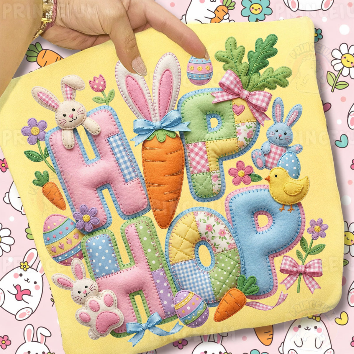 Patchwork Hop Hop Easter