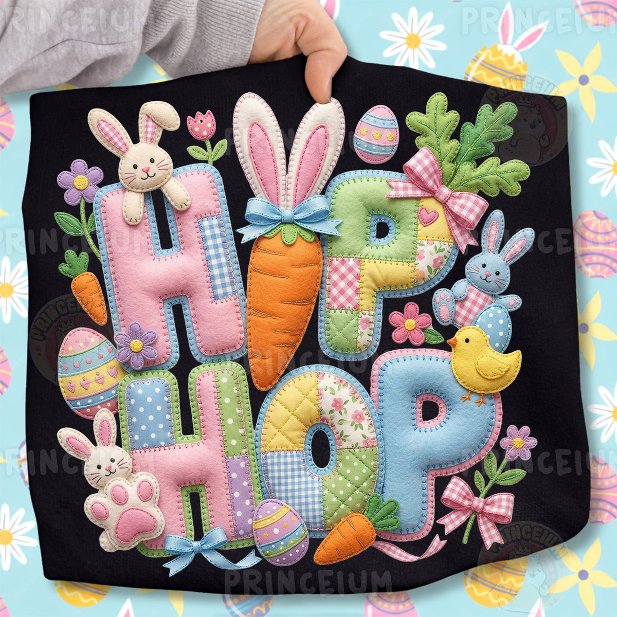Patchwork Hop Hop Easter