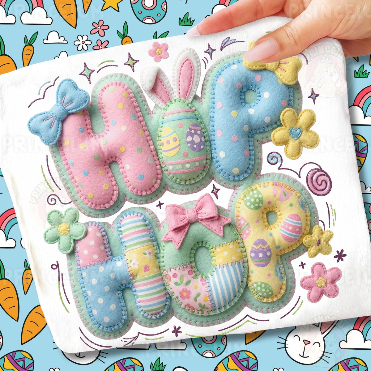 Happy Easter Felt Letters