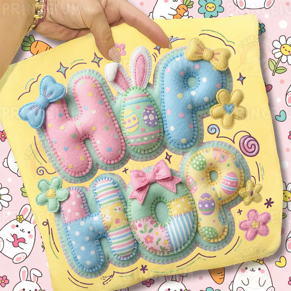Happy Easter Felt Letters