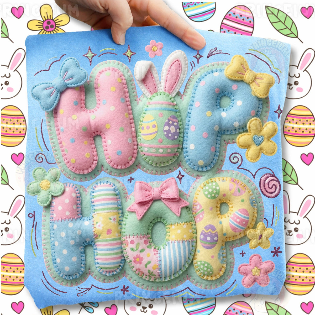 Happy Easter Felt Letters
