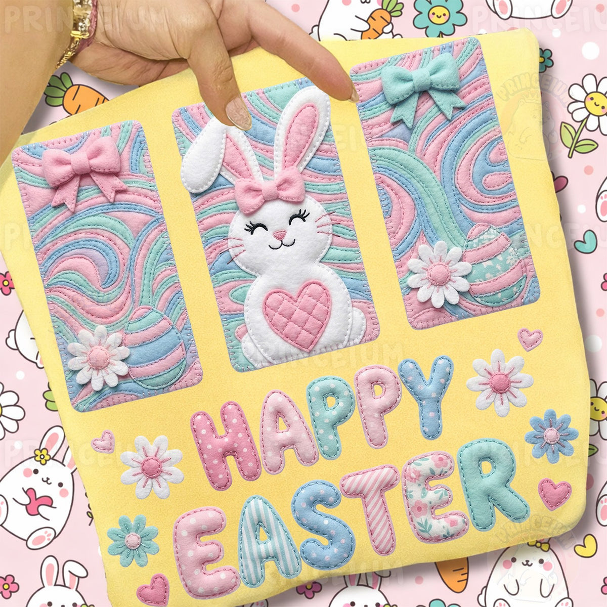 Happy Easter Bunny Patchwork