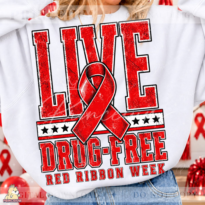 Live Drug-Free Red Ribbon Week