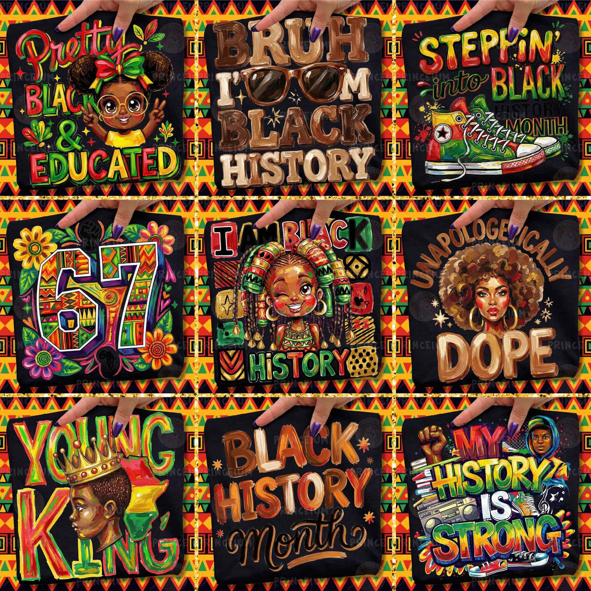 Pretty Black & Educated Steppin' Black History Bundle