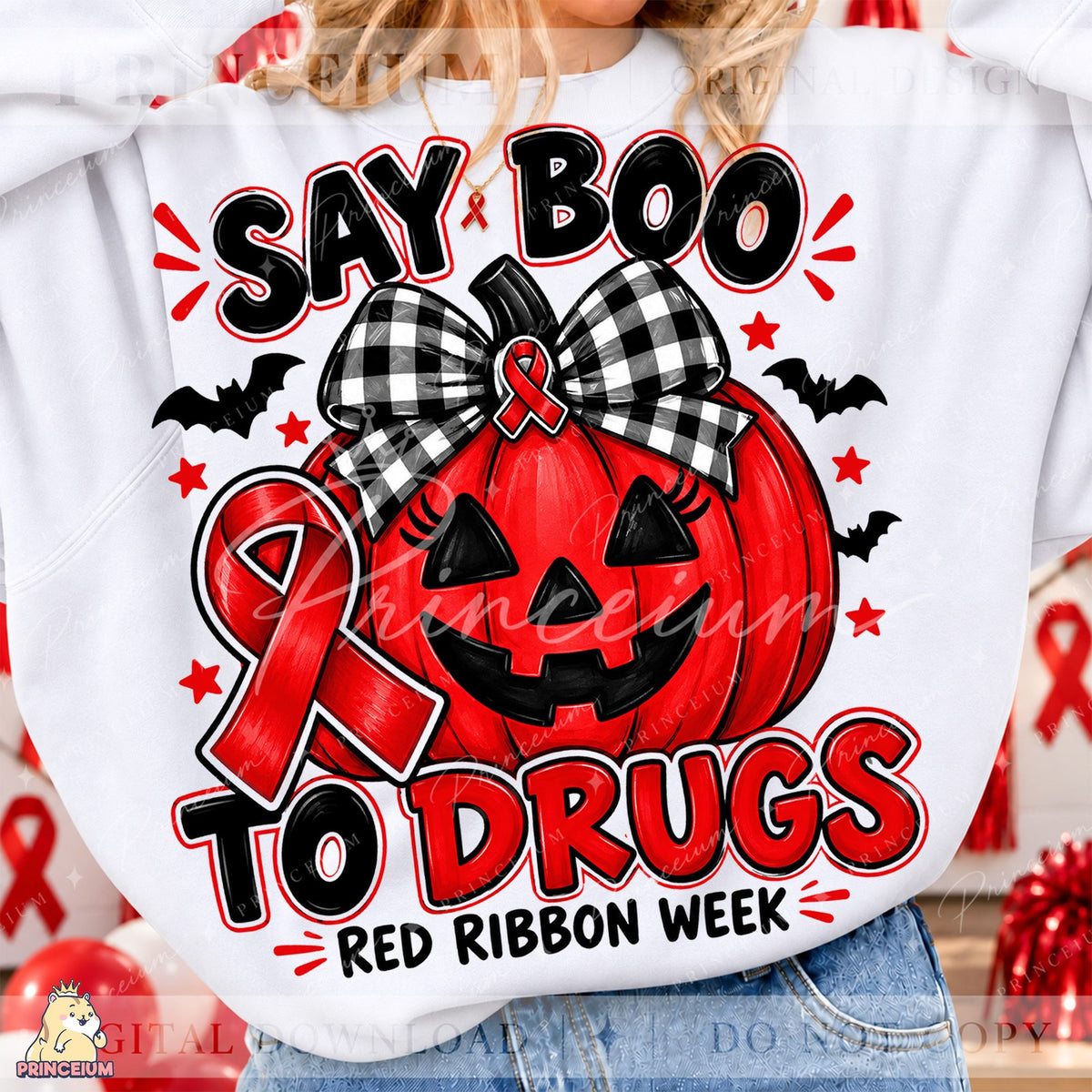 Say Boo to Drugs Pumpkin