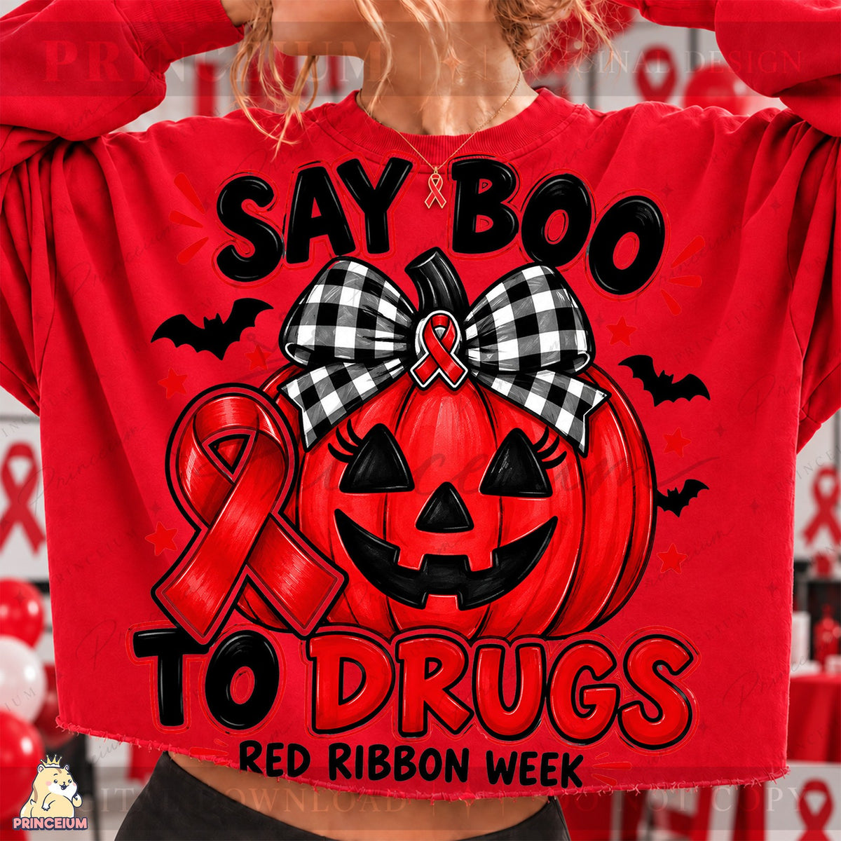 Say Boo to Drugs Pumpkin
