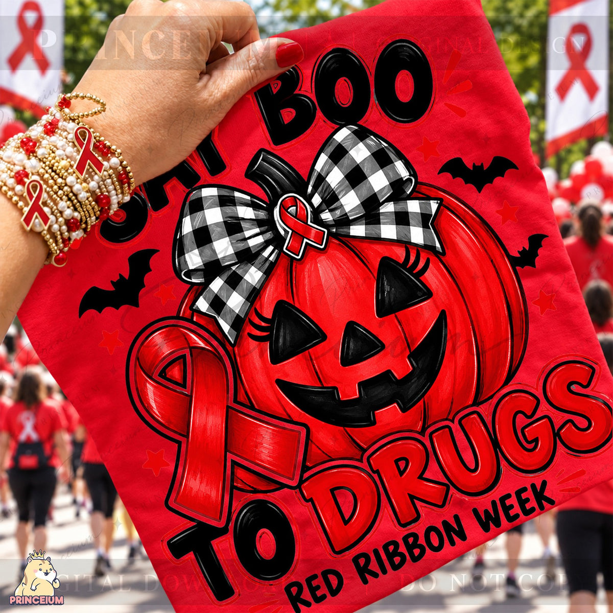 Say Boo to Drugs Pumpkin