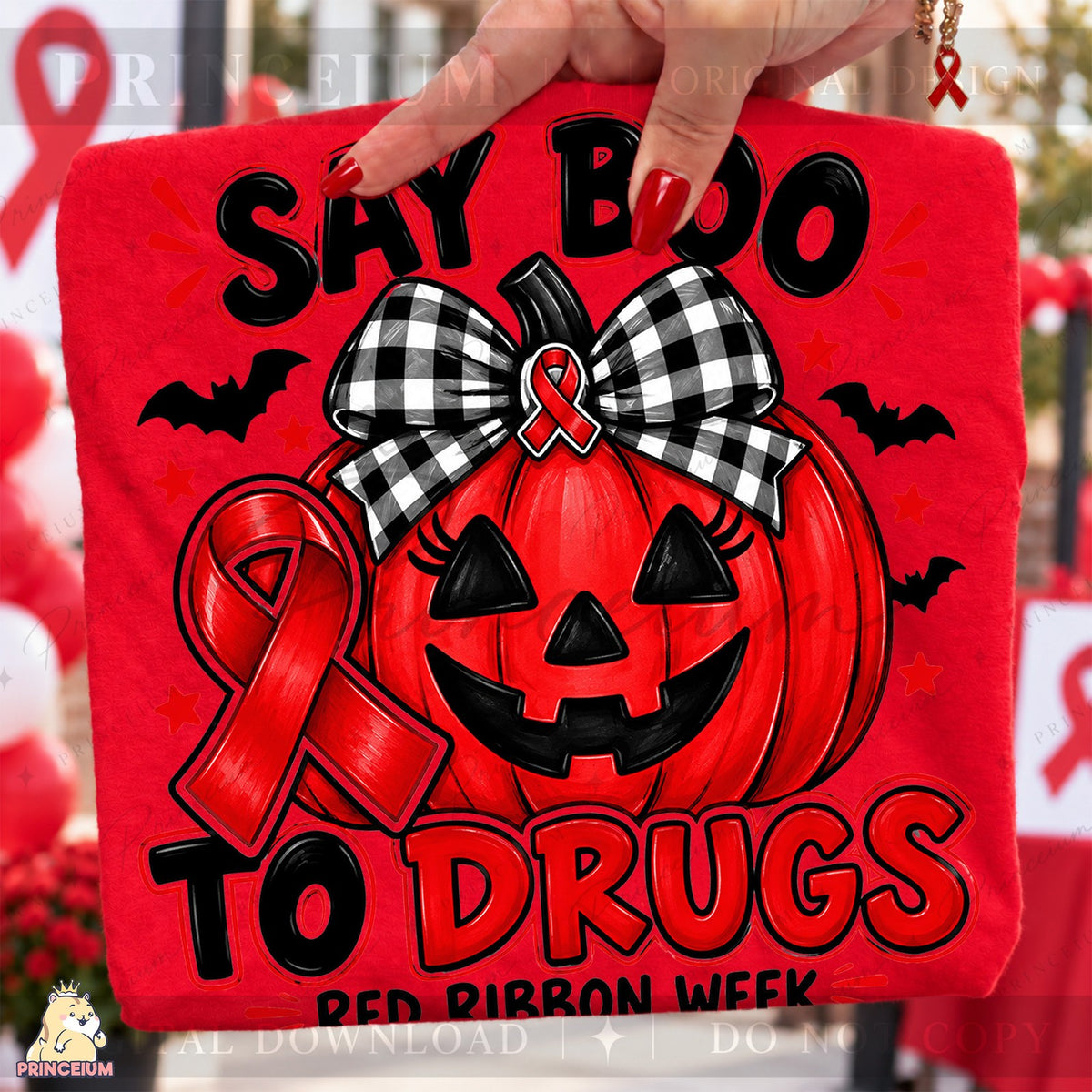 Say Boo to Drugs Pumpkin