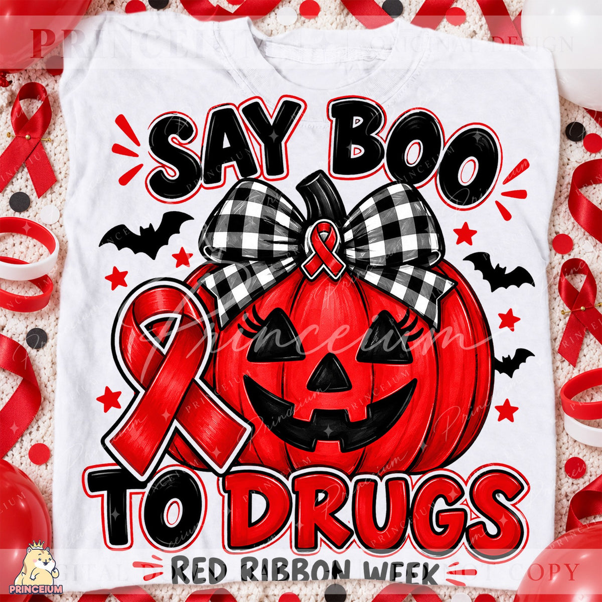 Say Boo to Drugs Pumpkin