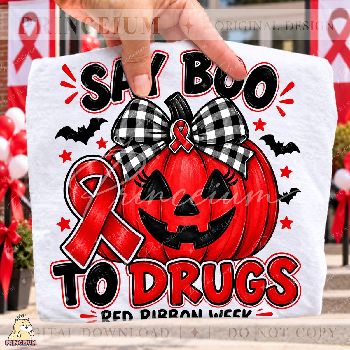 Say Boo to Drugs Pumpkin