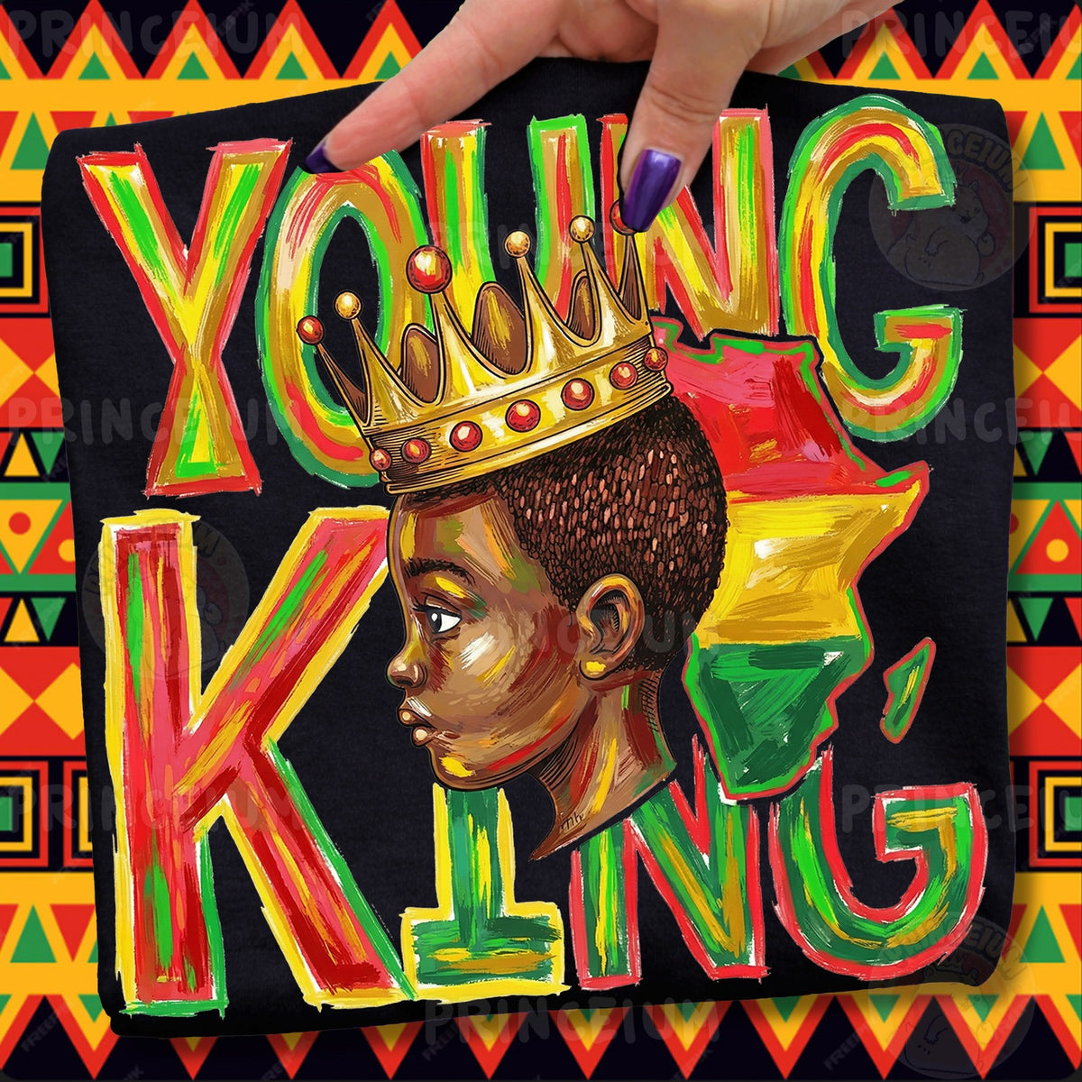 Young King Africa Crown