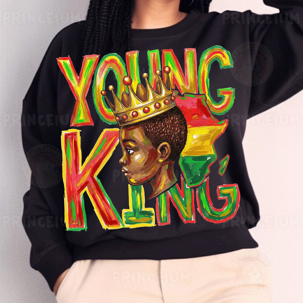 Young King Africa Crown