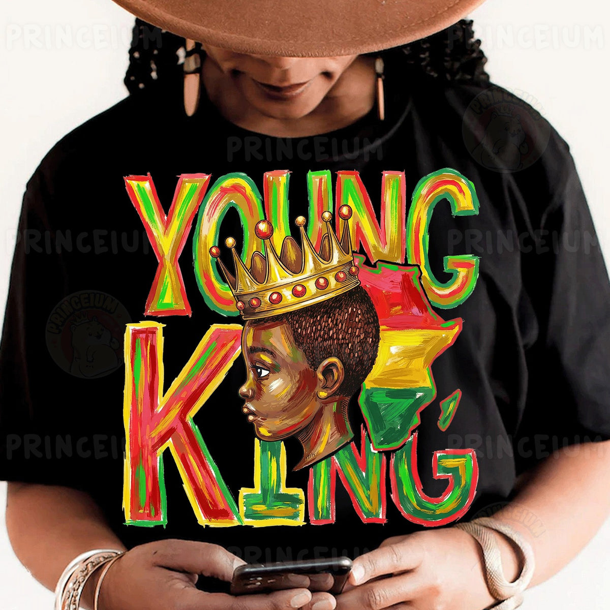 Young King Africa Crown