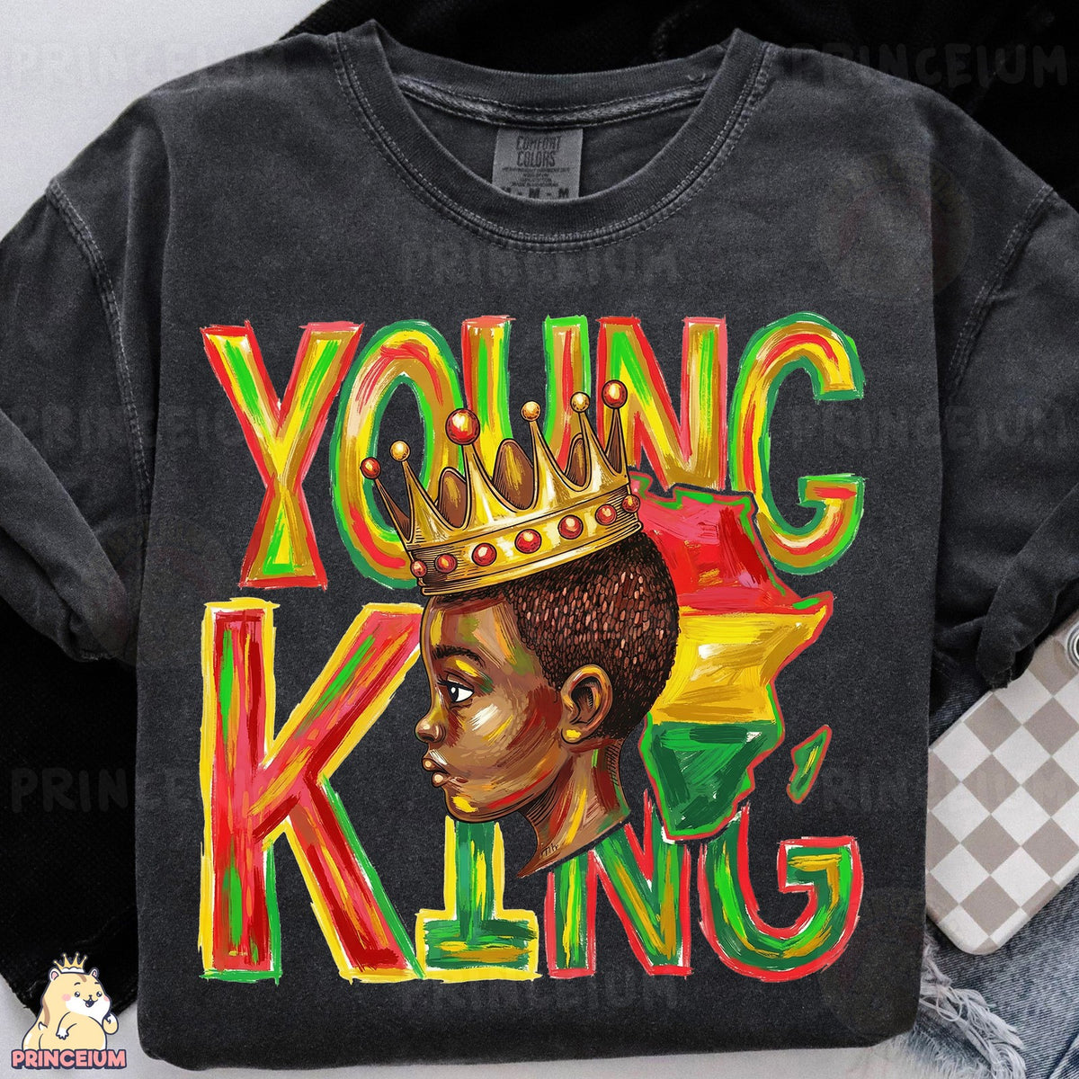 Young King Africa Crown