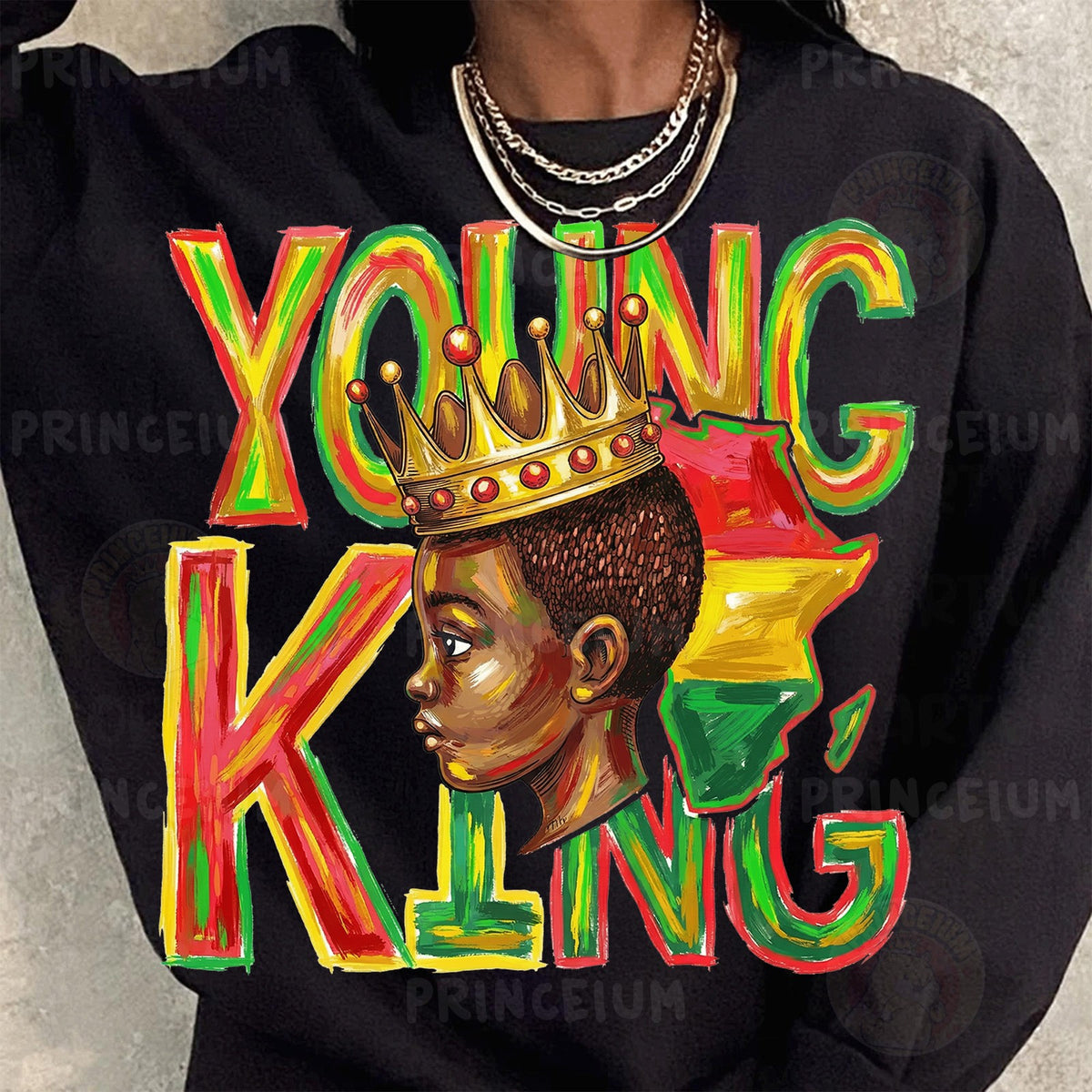 Young King Africa Crown