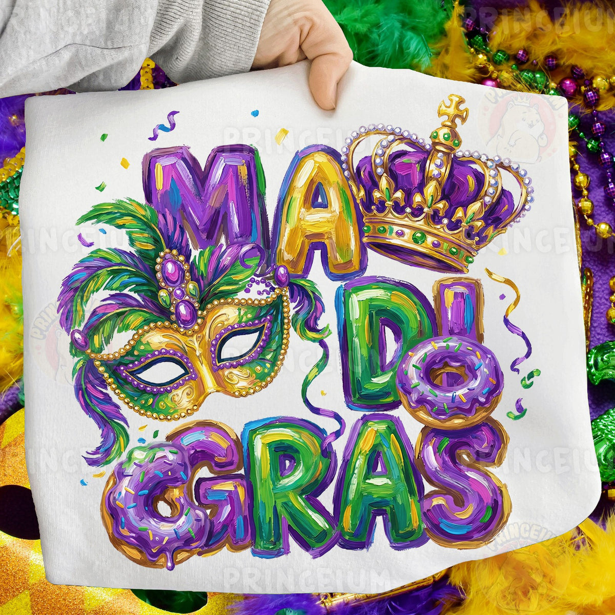 Mardi Gras Mask & Crown