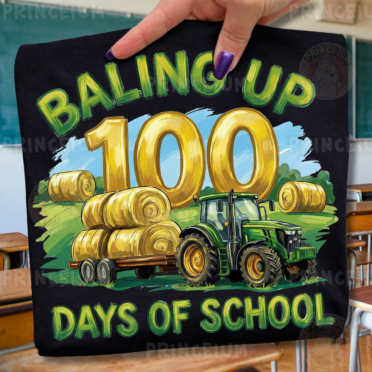 Baling Up 100 Days of School