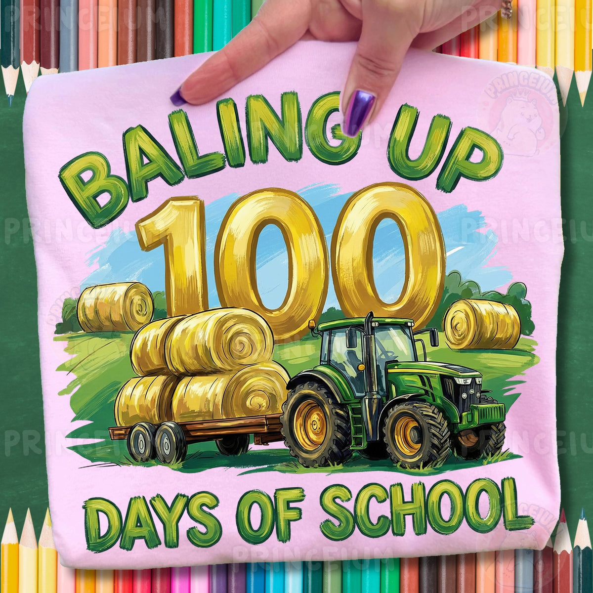 Baling Up 100 Days of School