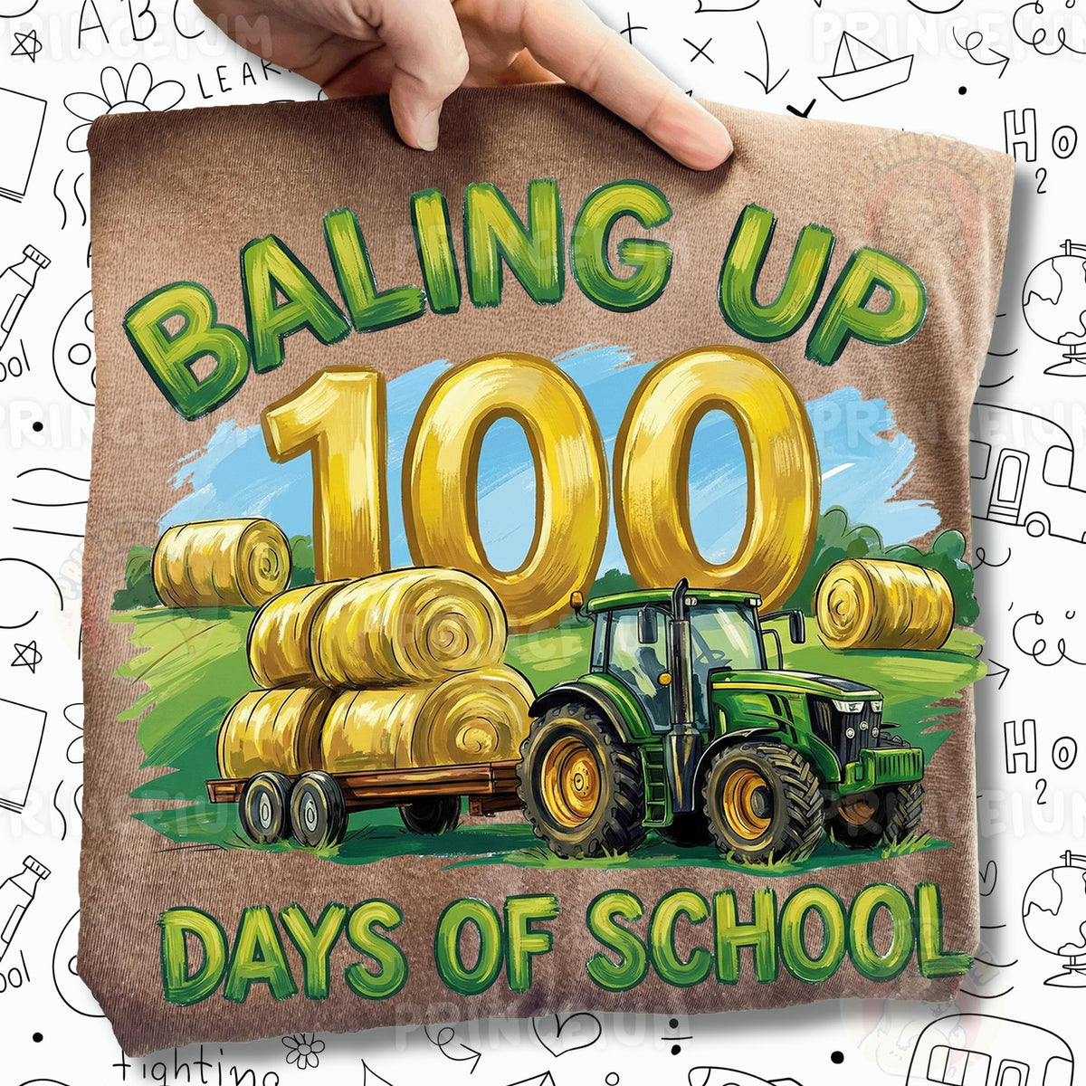 Baling Up 100 Days of School
