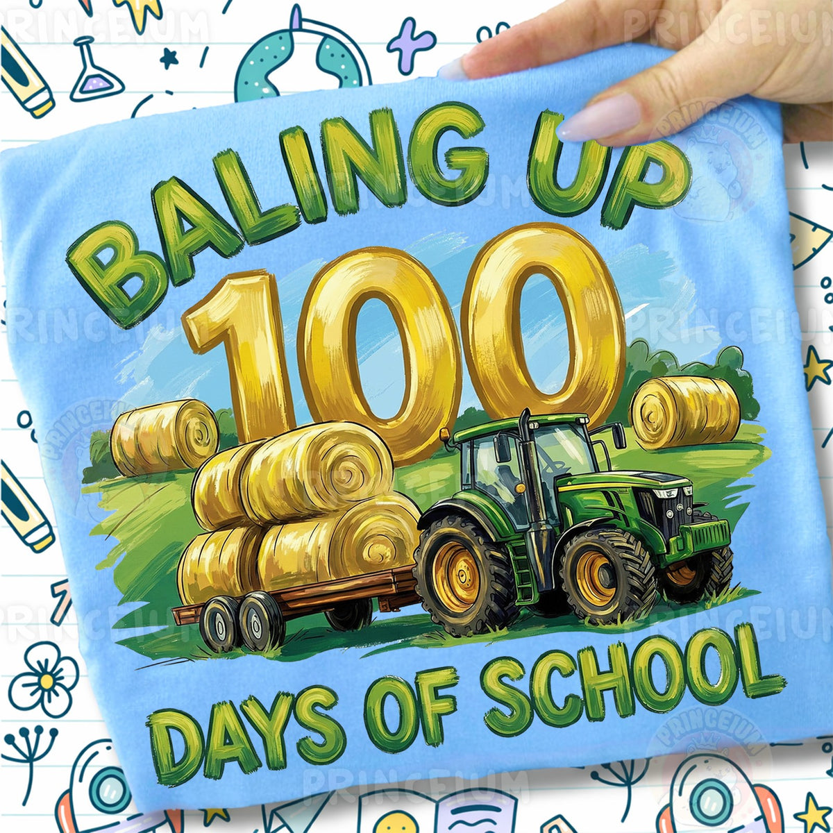 Baling Up 100 Days of School