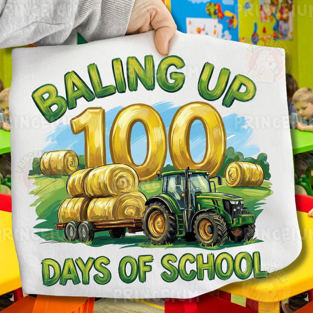 Baling Up 100 Days of School