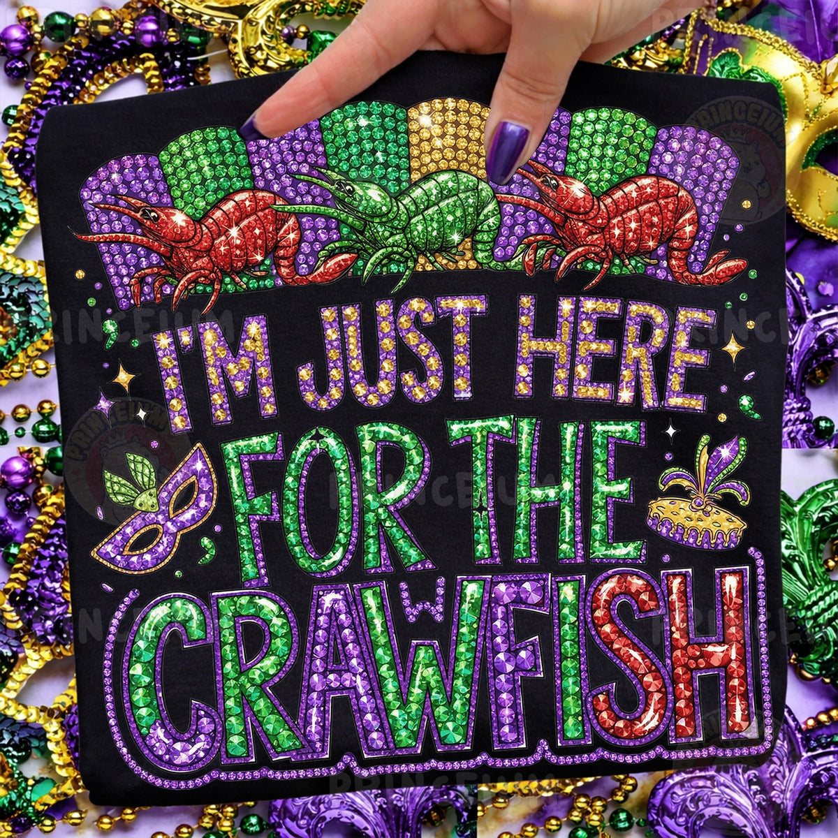 Crawfish & Mardi Gras Lips Bundle