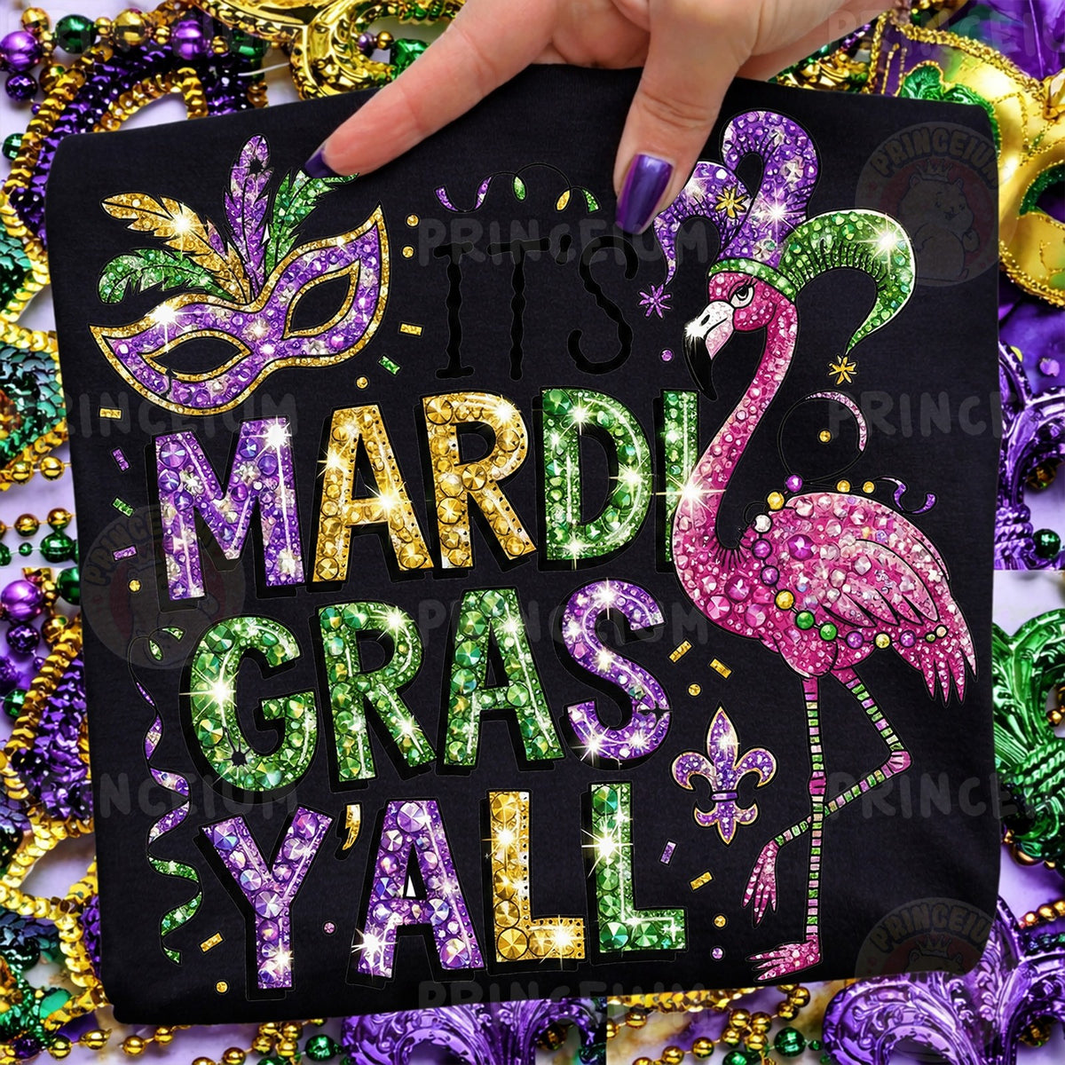 Crawfish & Mardi Gras Lips Bundle