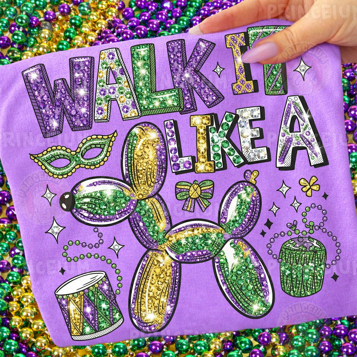 Walk It Like A Mardi Gras Dog