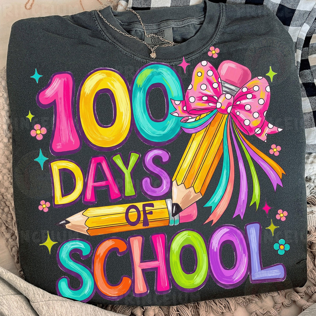 100 Days of School Pencil