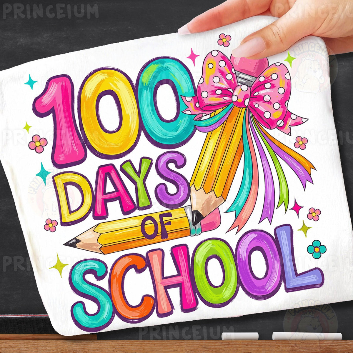 100 Days of School Pencil