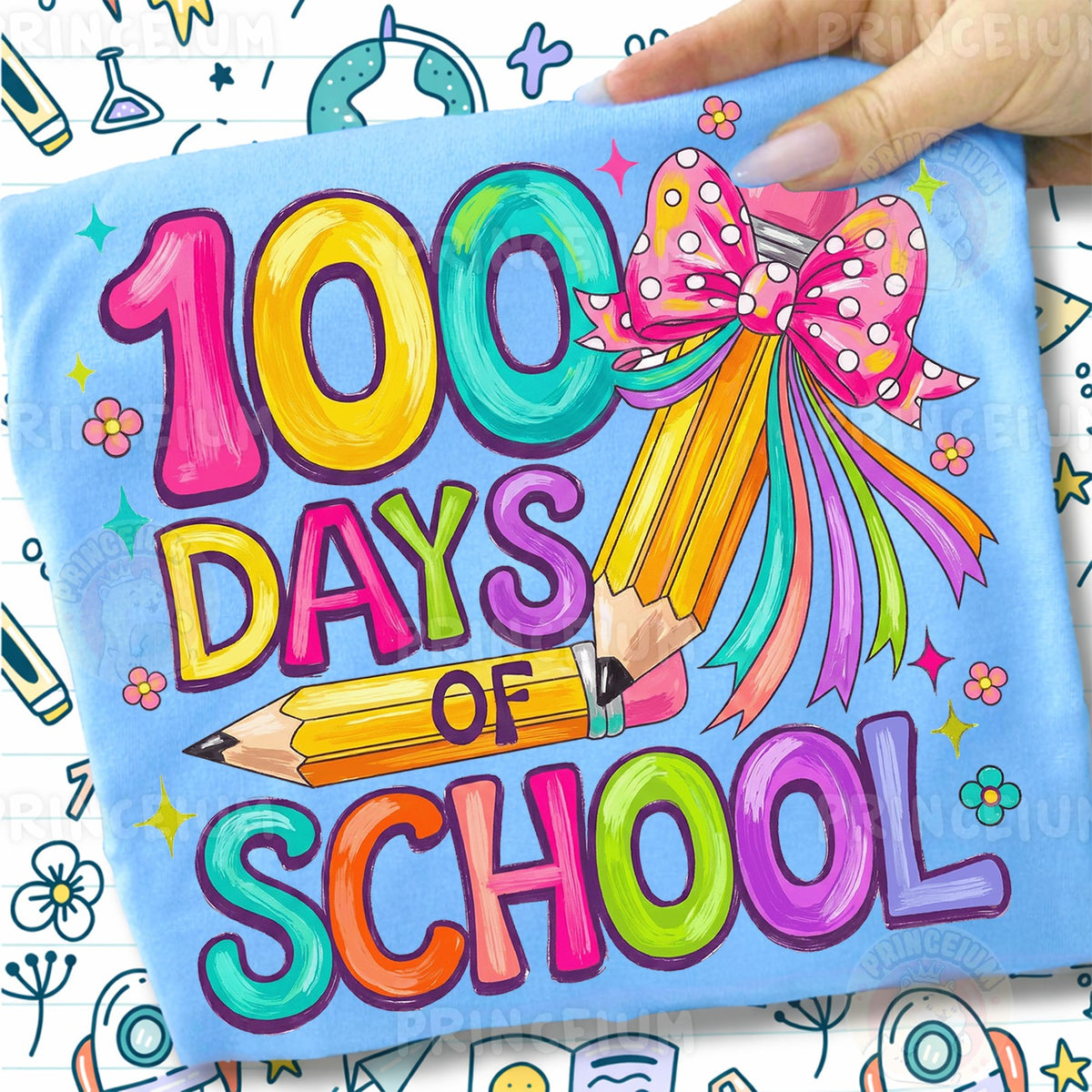 100 Days of School Pencil