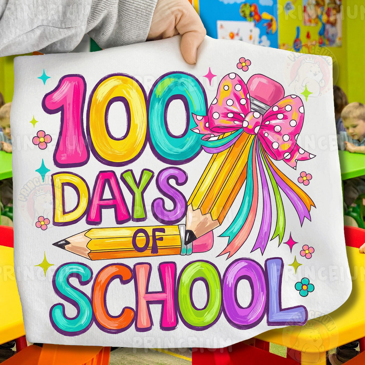 100 Days of School Pencil