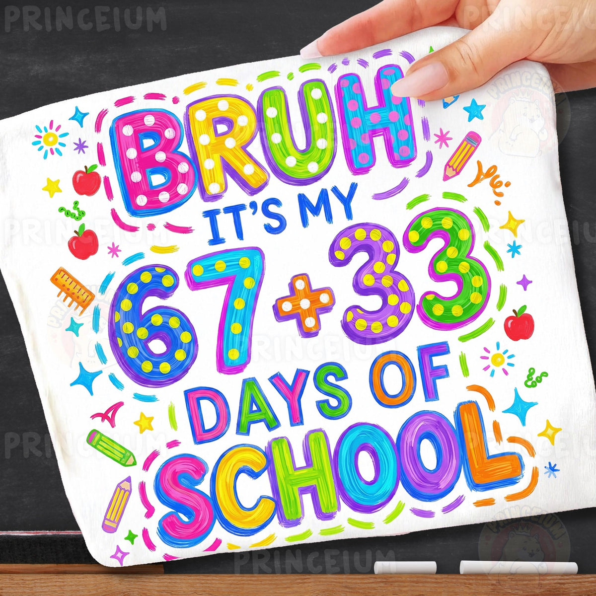 Bruh 67+33 Days of School