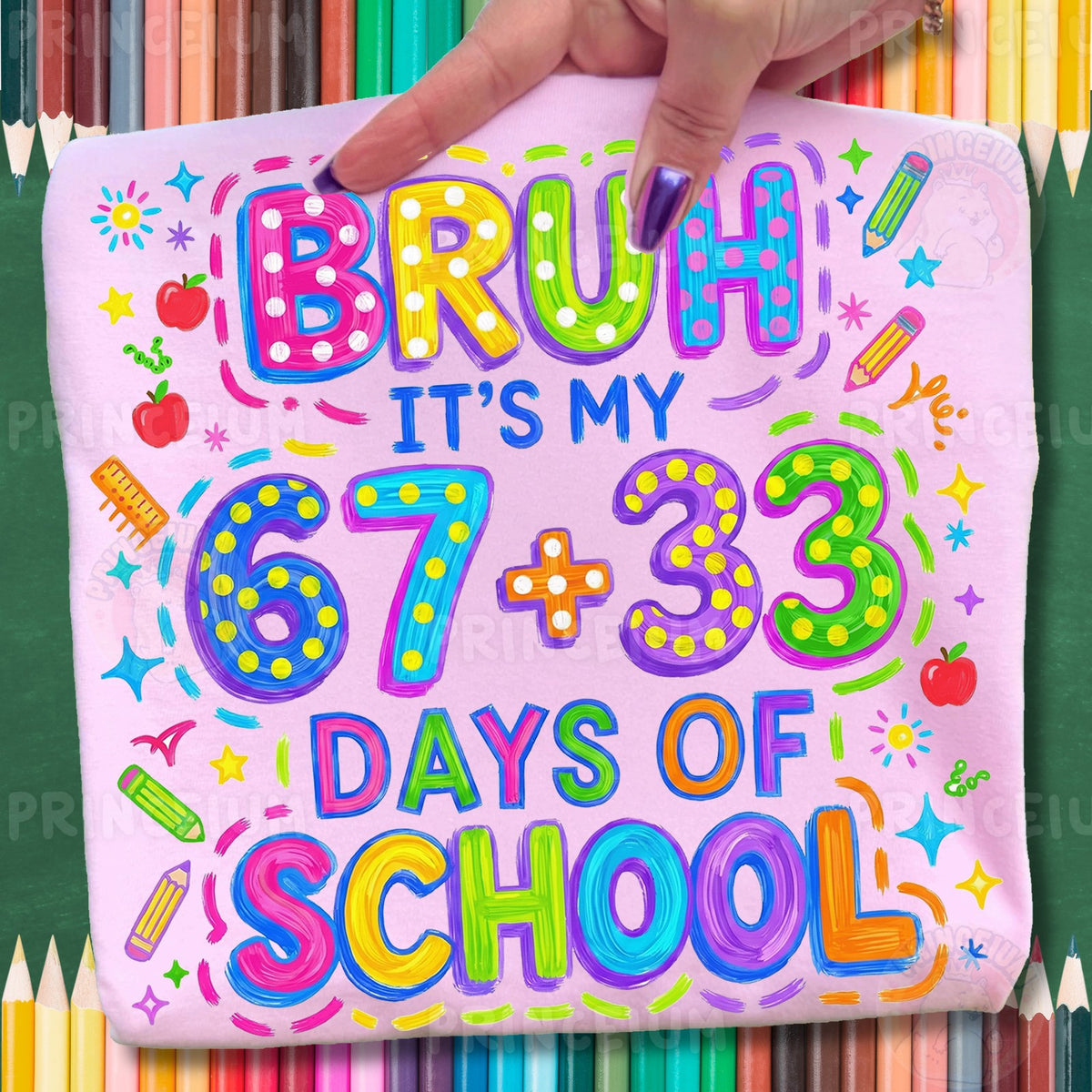 Bruh 67+33 Days of School