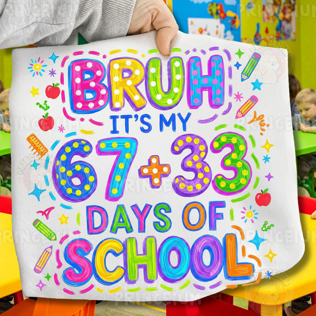 Bruh 67+33 Days of School