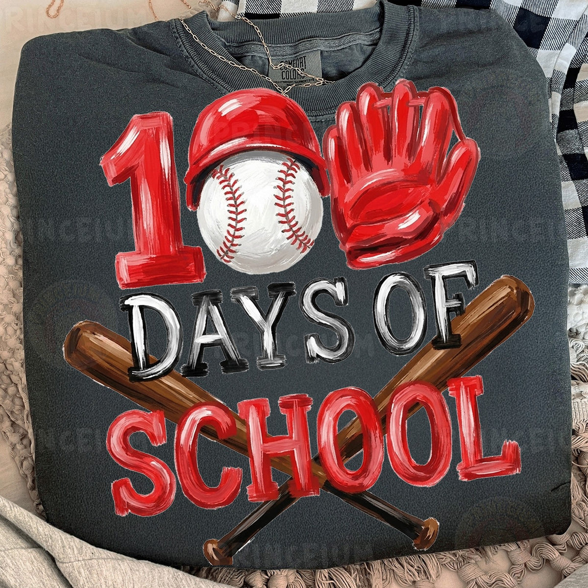 100 Days of School Baseball