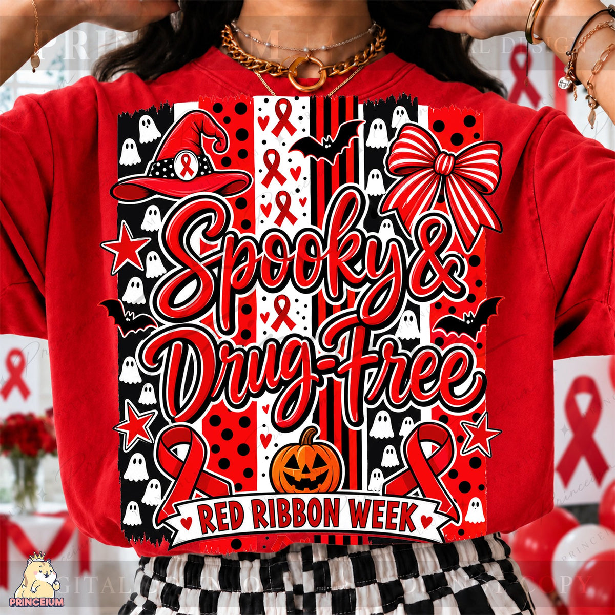 Spooky & Drug-Free Red Ribbon Week