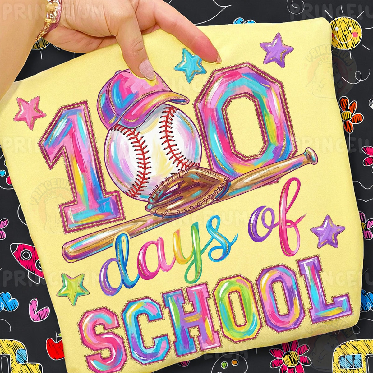 100 Days of School Baseball