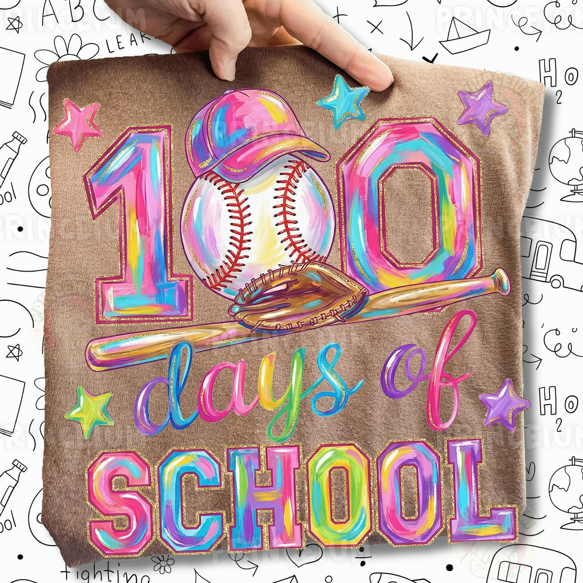 100 Days of School Baseball