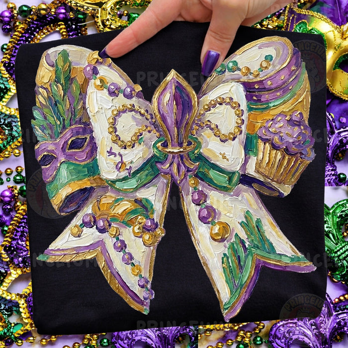 Mardi Gras Coquette Bow