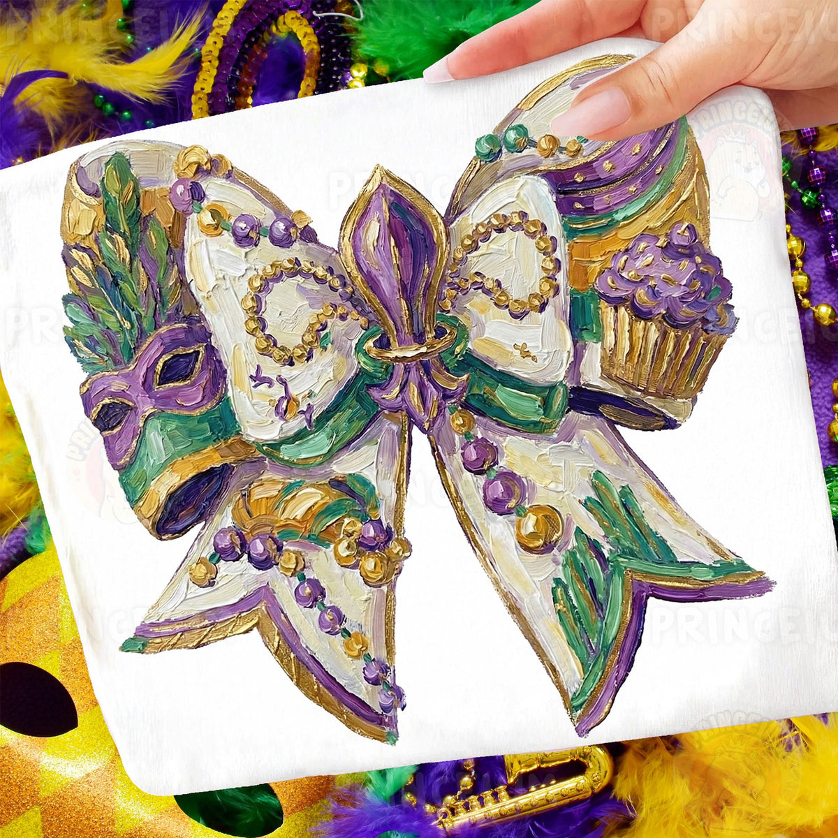 Mardi Gras Coquette Bow