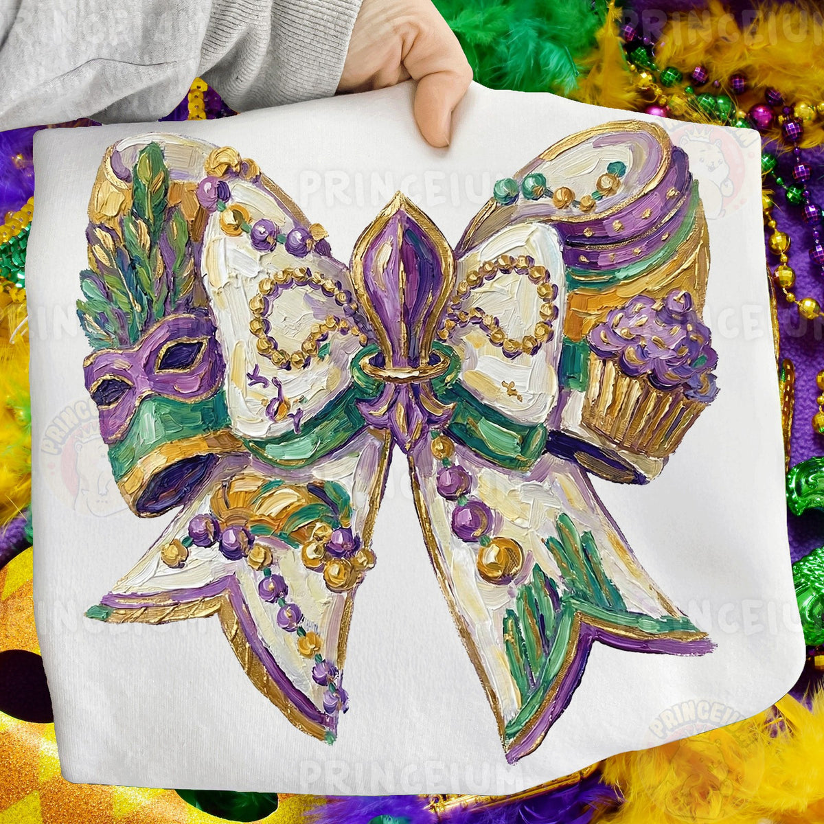 Mardi Gras Coquette Bow