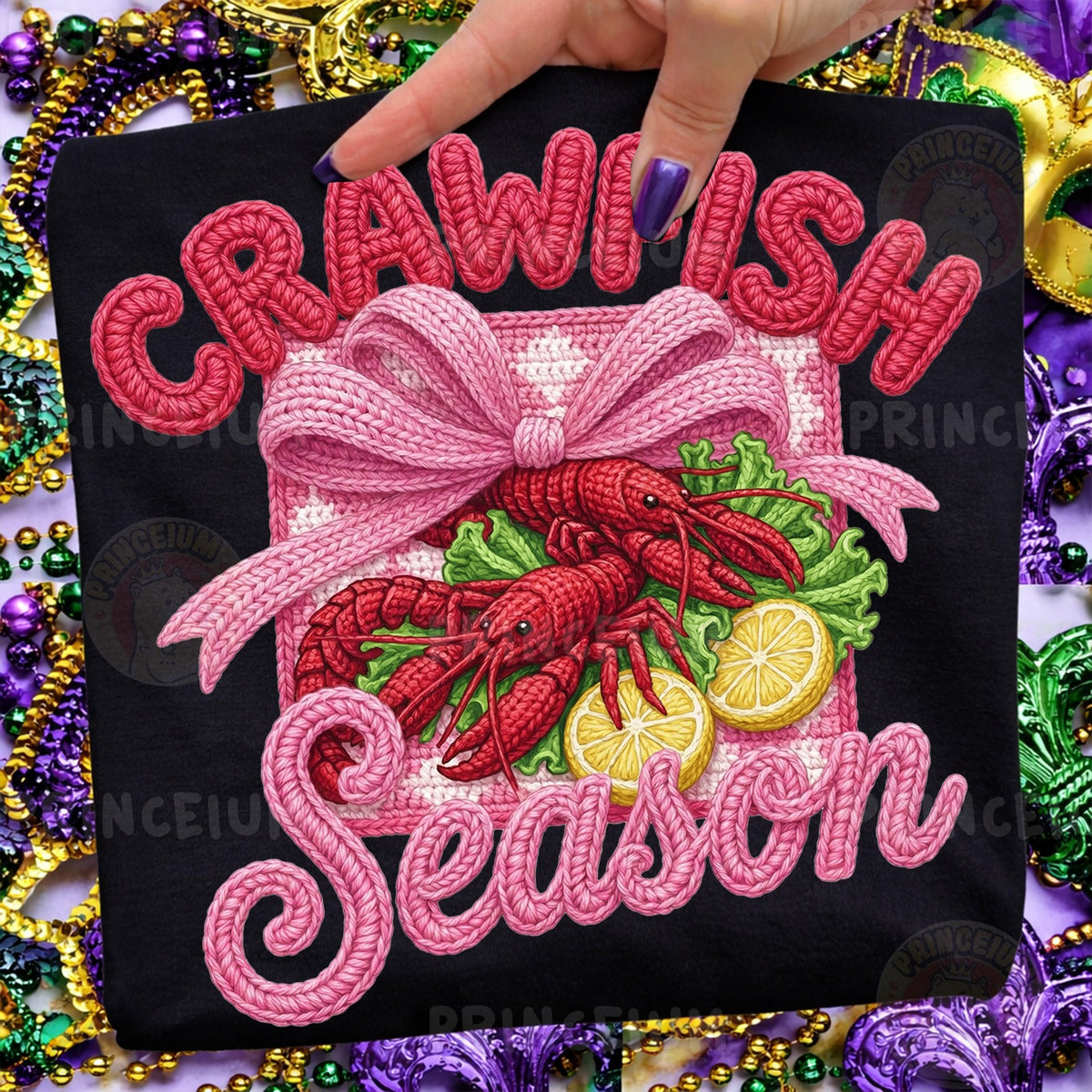 Pink Bow Crawfish Season