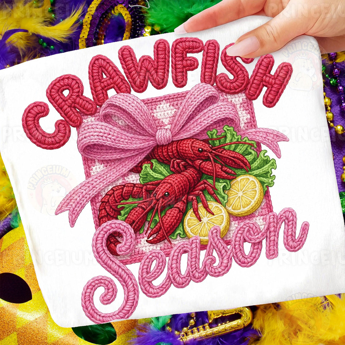 Pink Bow Crawfish Season