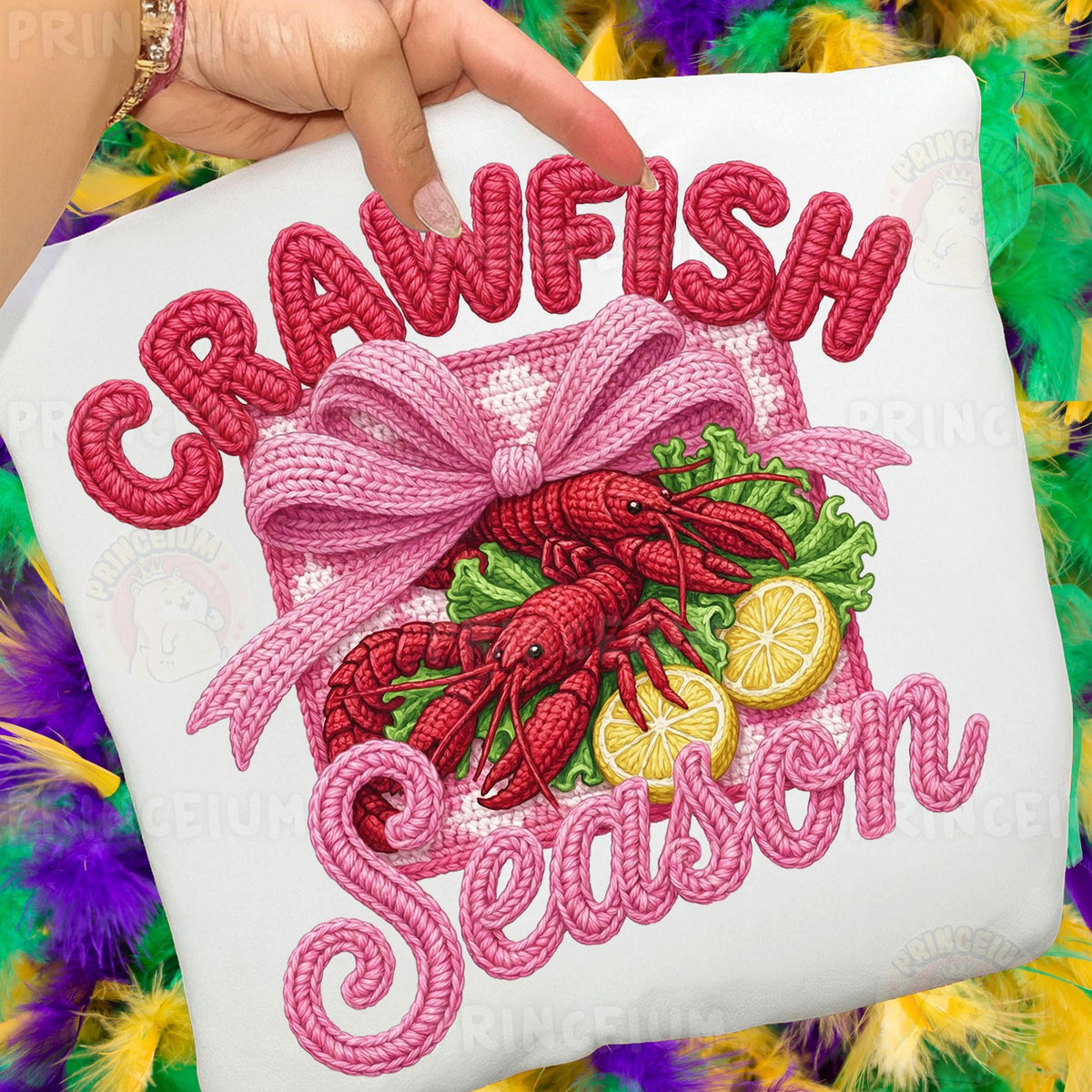 Pink Bow Crawfish Season